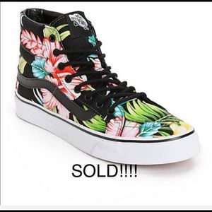 Vans Sk8-Hi Slim Hawaiian Floral Shoes